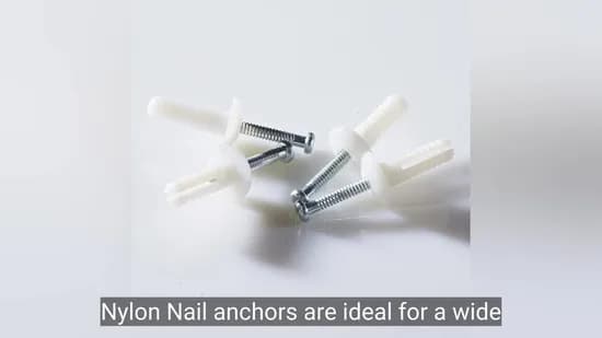 Nylon Nail Anchor for Drywall Installation and Mounting (3/16", 1/4")-$0.01 ~ $0.08